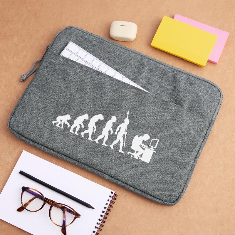 Computer PC Evolution Computer Scientist Programmer Laptop bag 15"