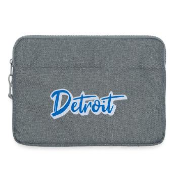 Police Detroit Blue Brush - Sacoche pour ordinateur portable 15 pouces - gris chiné - Devant