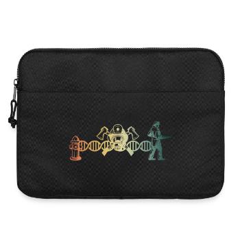 Feuerwehrmann Feuerwehr DNA DNS - Laptoptasche 15" - Schwarz - Vorne