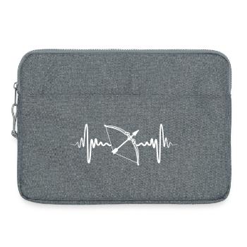 Cardiogram Archery - Laptop bag 15" - heather grey - Front