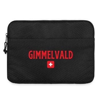 GIMMELWALD Suisse Drapeau - Sacoche pour ordinateur portable 15 pouces - noir - Devant