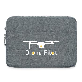 Drohnen-Pilot - Laptoptasche 15" - Grau meliert - Vorne