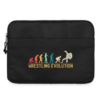 Wrestling-Evolution-Kunstwerk - Laptoptasche 15" - Schwarz - Vorne