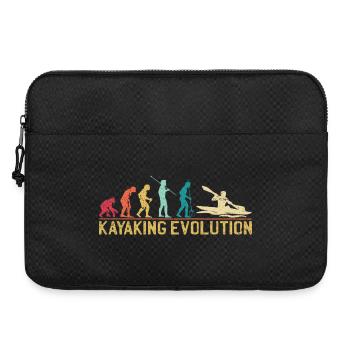 Kajakfahren Evolution Illustration - Laptoptasche 15" - Schwarz - Vorne