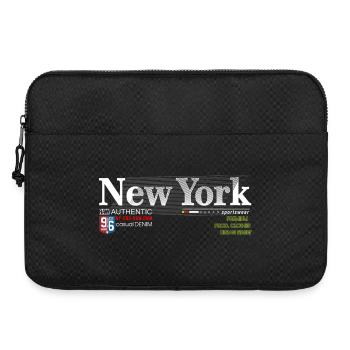 Street Style Abstrakter NYC-Druck - Laptoptasche 15" - Schwarz - Vorne