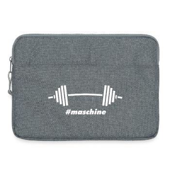 #Maschine: Power, Weights & Fitness - Laptop bag 15" - heather grey - Front