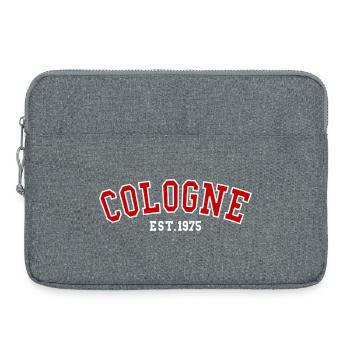 Cologne Est.1975  - Laptop bag 15" - heather grey - Front