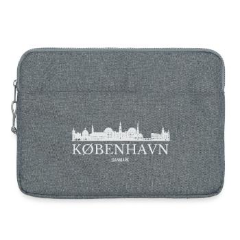 Copenhague Skyline, Copenhague Danemark - Sacoche pour ordinateur portable 15 pouces - gris chiné - Devant
