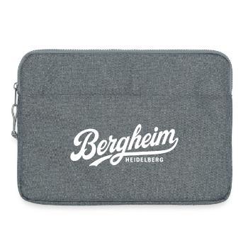 Bergheim Heidelberg Vintage Lettering Design - Laptoptasche 15" - Grau meliert - Vorne