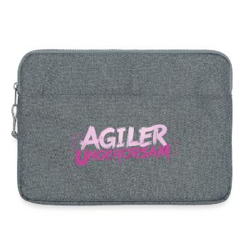 Désobéissance Agile - Déclaration - Sacoche pour ordinateur portable 15 pouces - gris chiné - Devant