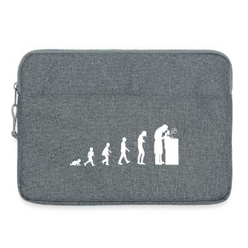 biologiste-01 - Sacoche pour ordinateur portable 15 pouces - gris chiné - Devant