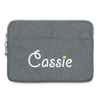 Cassie - Sacoche pour ordinateur portable 15 pouces - gris chiné - Devant