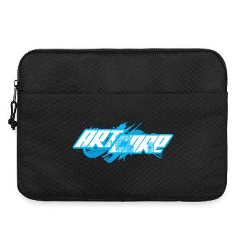 ArtCore Graffiti Blue Splash Wortspiel Hardcore - Laptoptasche 15" - Schwarz - Vorne