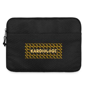 Gift for cardiologist - Laptop bag 15" - black - Front