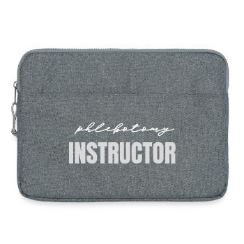 Phlebotomy instructor - Laptop bag 15" - heather grey - Front