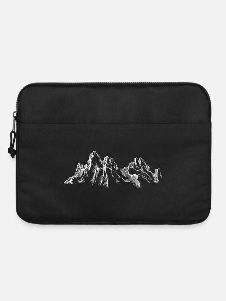 White Mountain Silhouette - Laptoptasche 15" - Schwarz