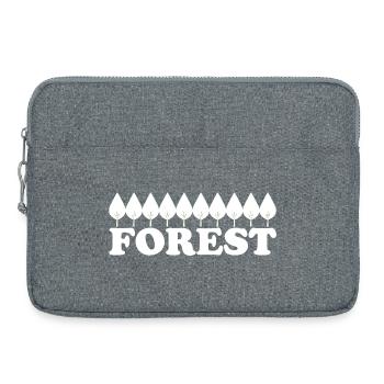 Forest - Laptop bag 15" - heather grey - Front
