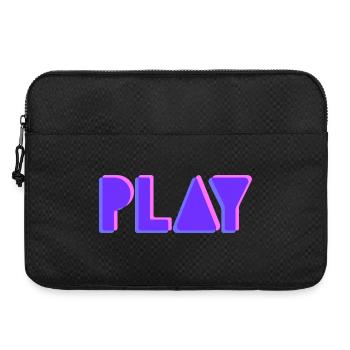 Press Play – Musique Party DJ Shirt Style Club - Sacoche pour ordinateur portable 15 pouces - noir - Devant