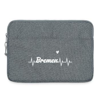 Heartbeat Bremen - Laptoptasche 15" - Grau meliert - Vorne