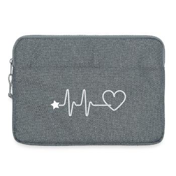 Line Dance ist mein Cardio – Country Western Tanz - Laptoptasche 15" - Grau meliert - Vorne