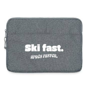 Ski - Après-Ski - Sacoche pour ordinateur portable 15 pouces - gris chiné - Devant