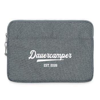 Vacances de camping-car de longue durée 2026 - Sacoche pour ordinateur portable 15 pouces - gris chiné - Devant