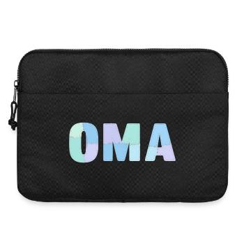 Patchwork Gift Idea for Grandma Mother's Day - Laptop bag 15" - black - Front