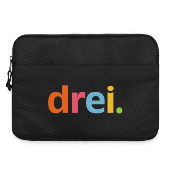 3. Geburtstag Junge – 3 Jahre Drei  - Laptoptasche 15" - Schwarz - Vorne