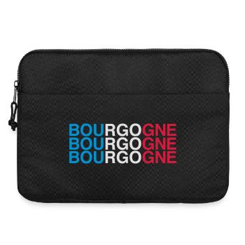 BOURGOGNE Frankreich Drapeau de la France - Sacoche pour ordinateur portable 15 pouces - noir - Devant