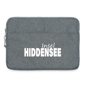 Insel HIDDENSEE - Laptoptasche 15" - Grau meliert - Vorne
