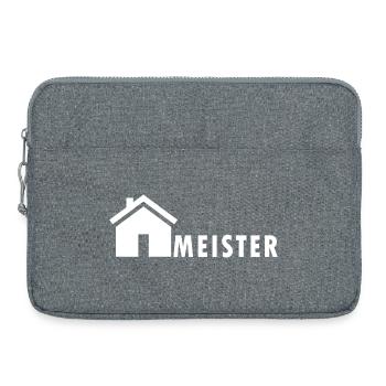 Hausmeister Design - Laptoptasche 15" - Grau meliert - Vorne