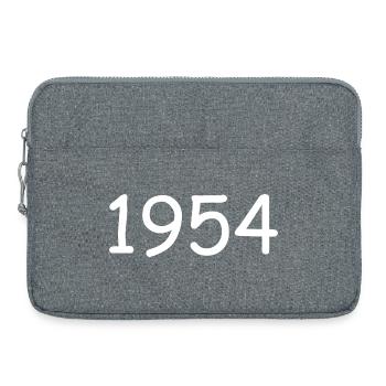 1954 70e anniversaire anniversaire modèle noir - Sacoche pour ordinateur portable 15 pouces - gris chiné - Devant