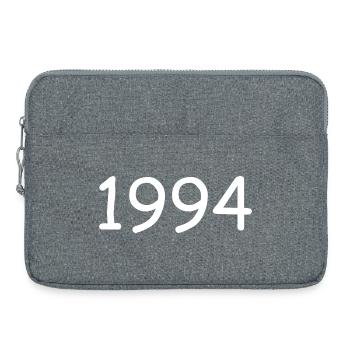 1994 30th Birthday Template White - Laptop bag 15" - heather grey - Front