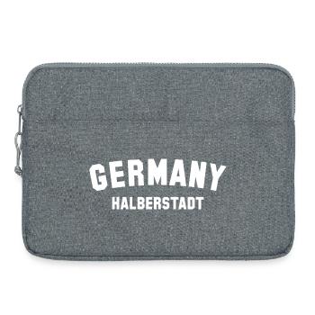 HALBERSTADT, Allemagne - Sacoche pour ordinateur portable 15 pouces - gris chiné - Devant