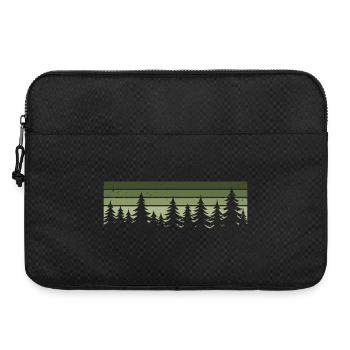 Wald Natur Bäume Naturliebhaber Waldliebhaber - Laptoptasche 15" - Schwarz - Vorne