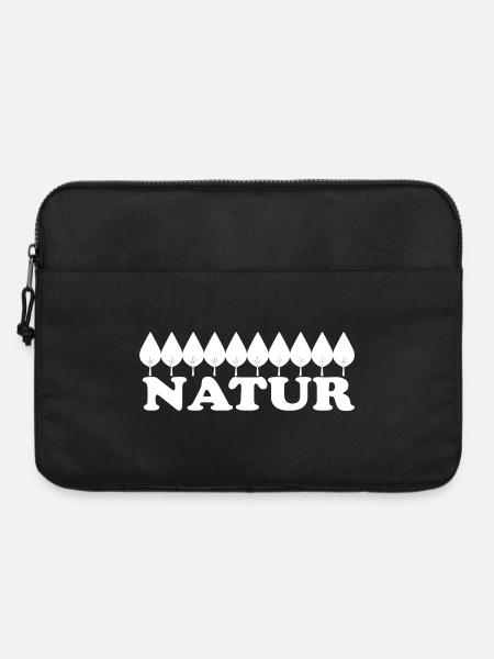 NATUR - Laptoptasche 15" - Schwarz