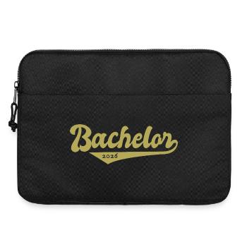 Bachelor 2026 Abschluss Promotion Sponsion - Laptoptasche 15" - Schwarz - Vorne