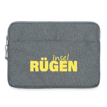 Île de Rügen - Sacoche pour ordinateur portable 15 pouces - gris chiné - Devant