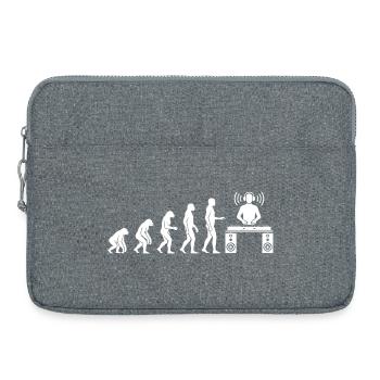 Évolution vers le DJ - Sacoche pour ordinateur portable 15 pouces - gris chiné - Devant
