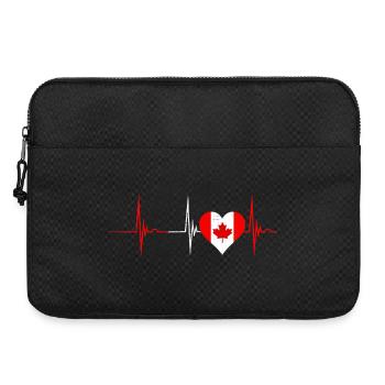 Canada Heartbeat - Laptop bag 15" - black - Front