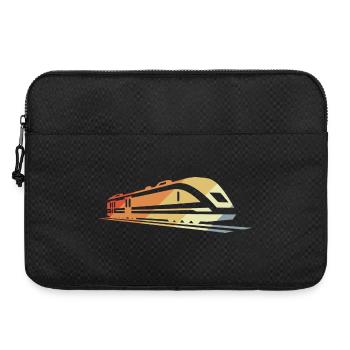 Train Sketch Vintage - Laptop bag 15" - black - Front