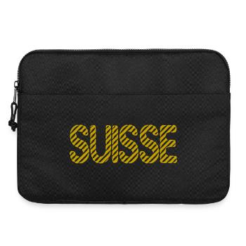 SCHWEIZ. LAND. GENF. SCHWEIZ. HUMOR. LAND - Laptoptasche 15" - Schwarz - Vorne