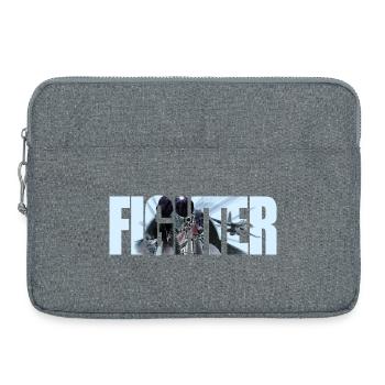 Fighter - Laptop bag 15" - heather grey - Front