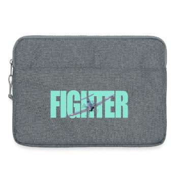 Fighter Spitfire - Laptop bag 15" - heather grey - Front