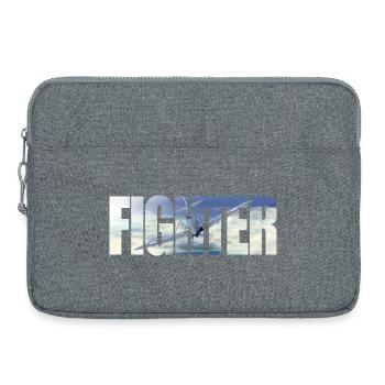 Fighter Spitfire - Laptop bag 15" - heather grey - Front