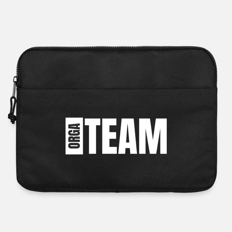 Orga - Team Member - Personal - Crew - Mitarbeiter - Laptoptasche 15" - Schwarz