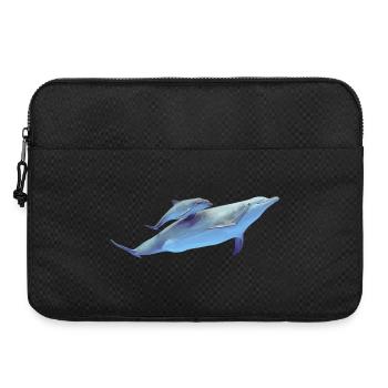 Delfin - Laptoptasche 15" - Schwarz - Vorne