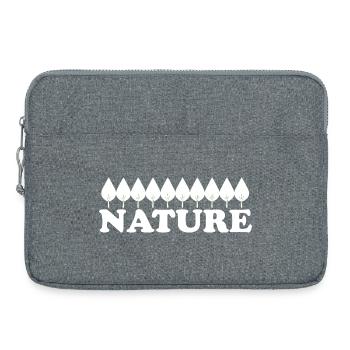 Nature - Sacoche pour ordinateur portable 15 pouces - gris chiné - Devant