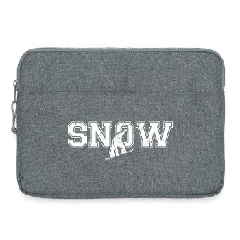 Snowboard Snowsnowboard - Sacoche pour ordinateur portable 15 pouces - gris chiné - Devant