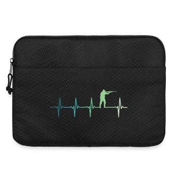 chasse Battement de coeur chasseur  - Sacoche pour ordinateur portable 15 pouces - noir - Devant